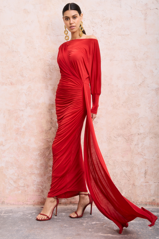 Zariah Dress Red