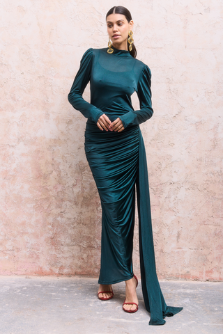 Virgos lounge emerald green dress hot sale