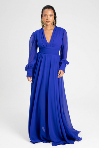 Selenaa Dress Cobalt Blue