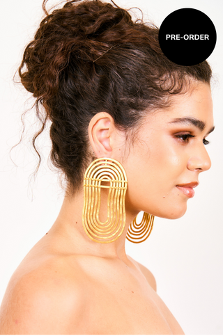 Orelia Gold Earrings