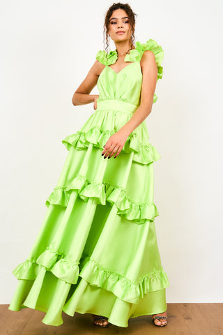 Basia Dress Lime