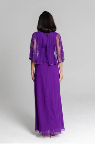Ursula Purple Maxi Dress