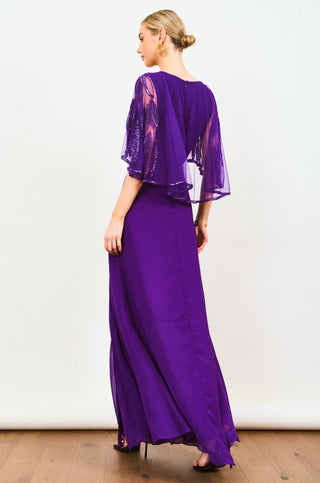Ursula Purple Maxi Dress