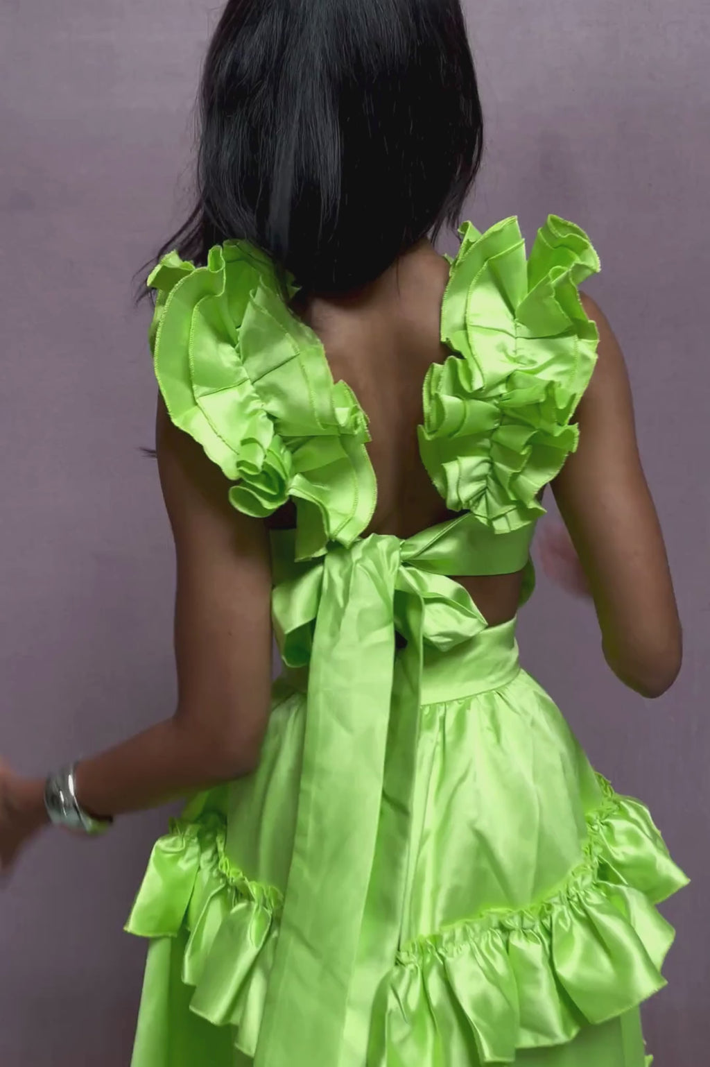 Basia Dress Lime