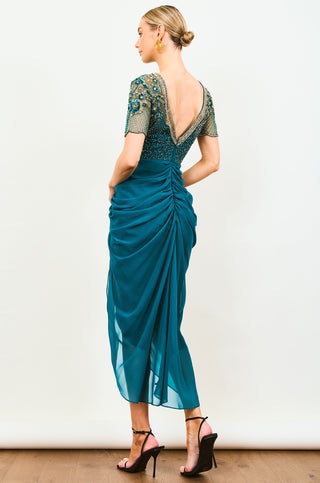 Formal Dress Teal Lace Dress Uk Virgos Lounge Denise Classic