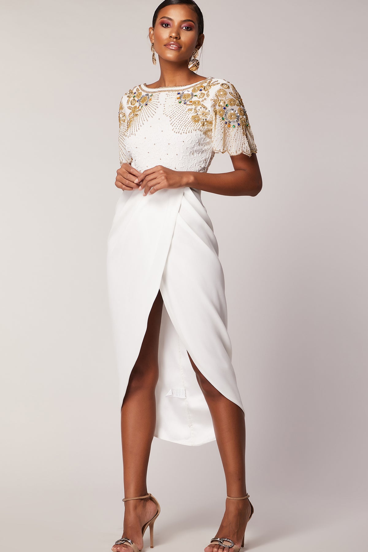 virgos lounge ivory dress