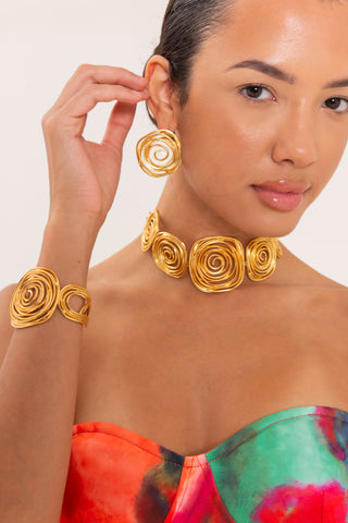 Zariyah Earrings Gold